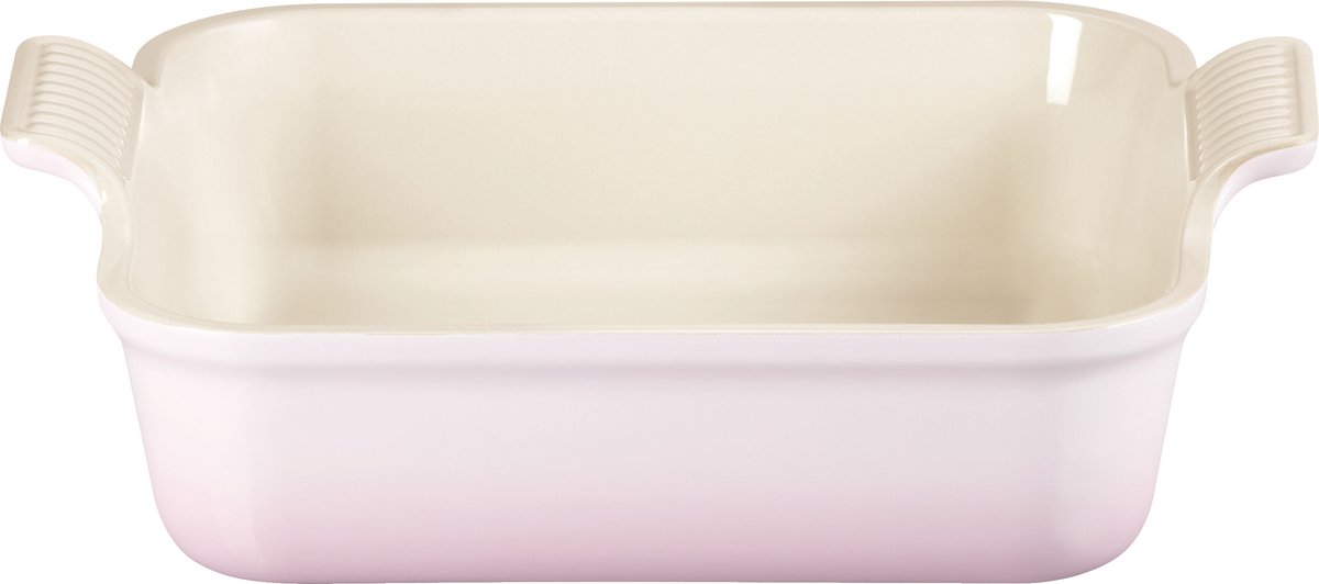 Le Creuset Stoneware Ovenschaal Vierkant, 23x23cm shell pink